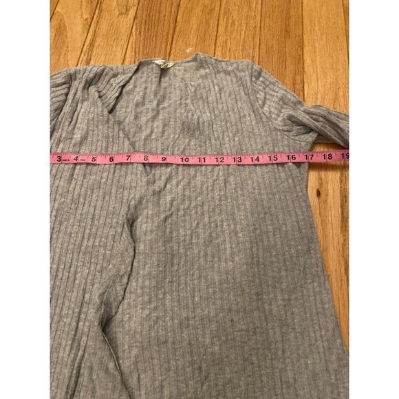 Aeropostale, women's grey open long sleeve cardigan size XS - Picture 6 of 7